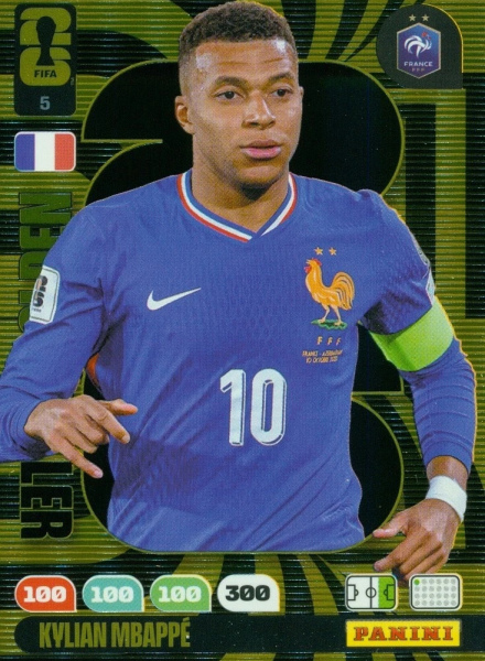 005 - Kylian Mbappé - France - RARE / Golden Baller