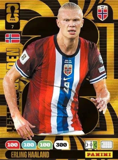 007 - Erling Haaland - Norway - RARE / Golden Baller