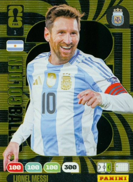 001 - Lionel Messi - Argentina - RARE / Golden Baller
