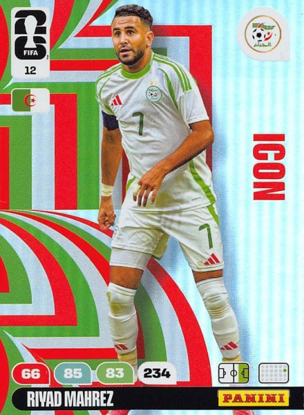 012 - Riyad Mahrez - Algeria - SPECIAL 1 / Icon