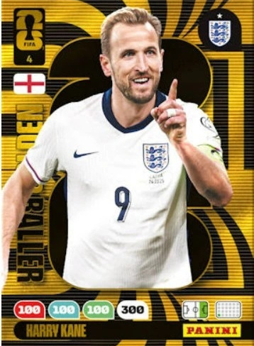 004 - Harry Kane - England - RARE / Golden Baller