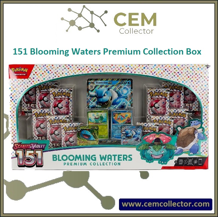 Pokemon 151 Blooming Waters Premium Collection Box Cem Collector