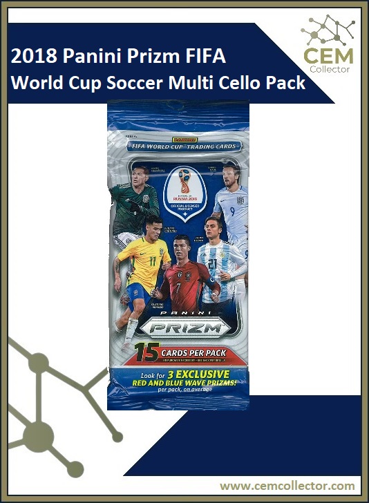 2018 Panini Prizm FIFA World Cup Soccer Multi Cello Pack - Görsel 2