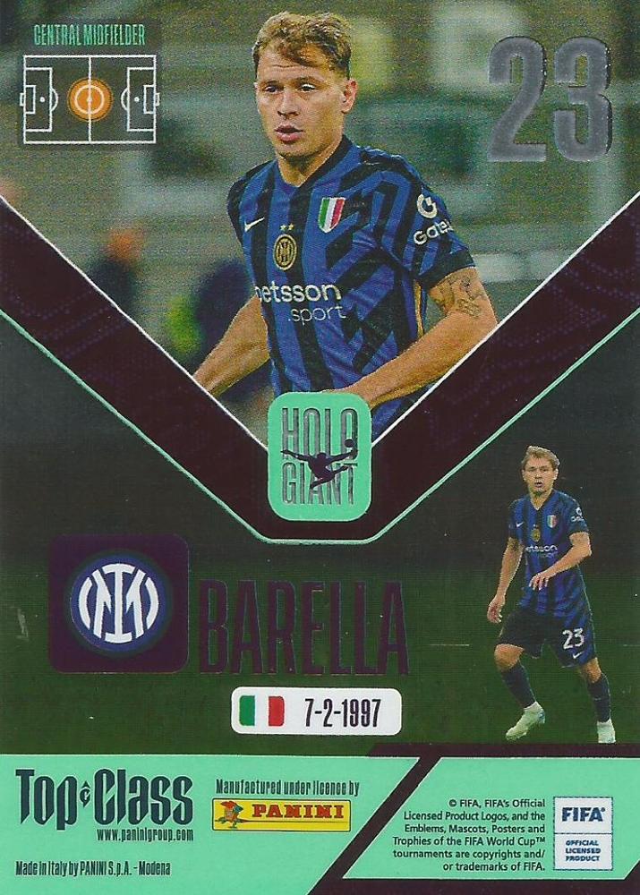 HG13 - Nicolò Barella - Inter Milan - Holo Giants - Görsel 2
