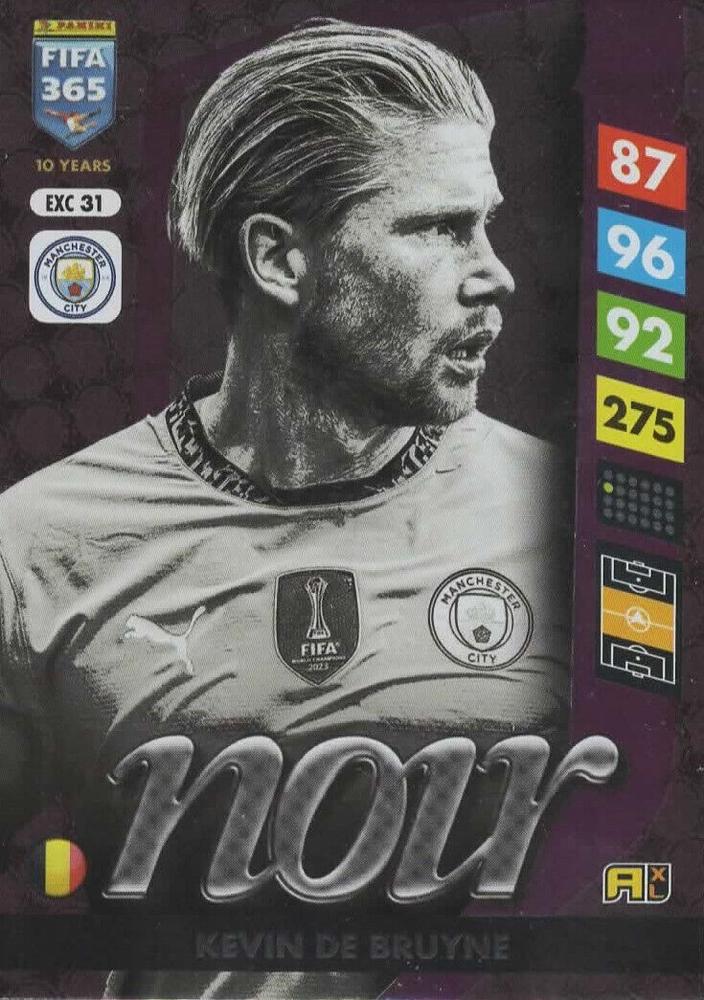 EXC31 - Kevin De Bruyne - Manchester City - Noir