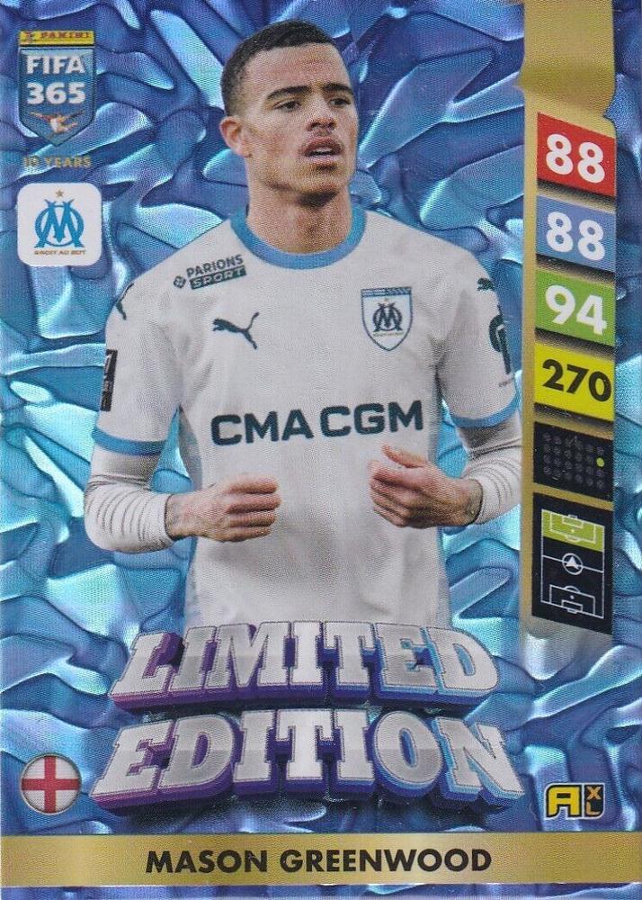 LE37 - Mason Greenwood - Olympique de Marseille - Limited Edition