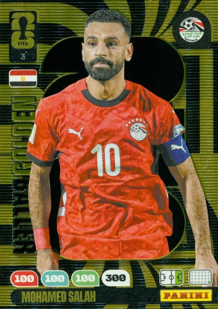 003 - Mohamed Salah - Egypt - RARE / Golden Baller