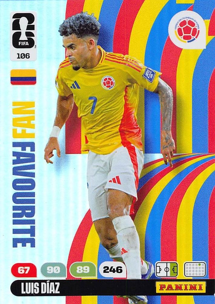 106 - Luis Díaz - Colombia - SPECIAL 1 / Fan Favourite